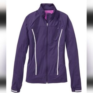 Athleta queen of the mountain purple athletic workout jacket women's medium